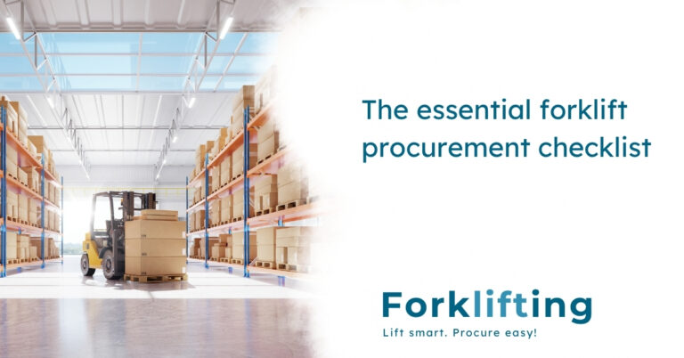 the essential forklift procurement checklist