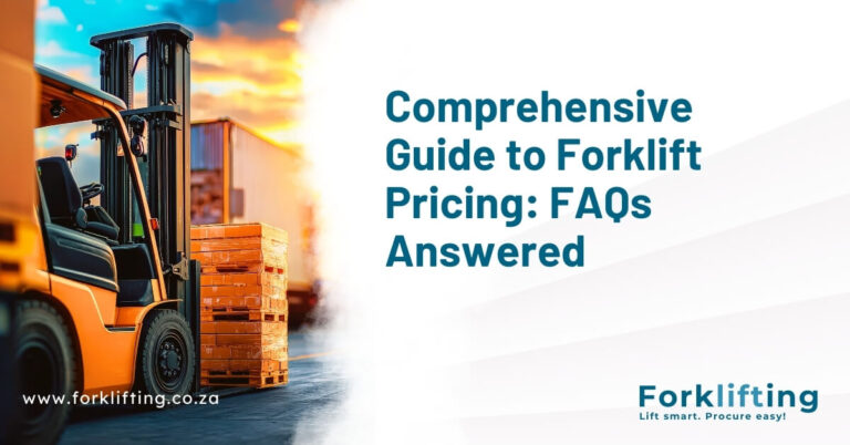 GUIDE TO FORKLIFT PRICES, FAQ ANSWERED