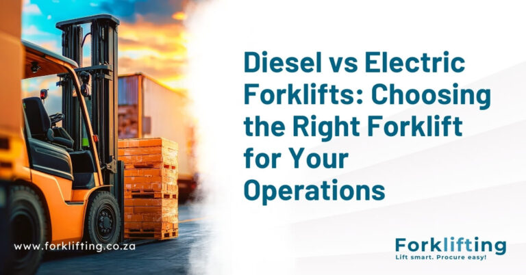 diesel vs electric forklifts choosing the right forklift for your operations
