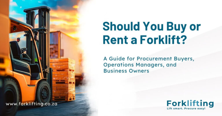 should you buy or rent a forklift